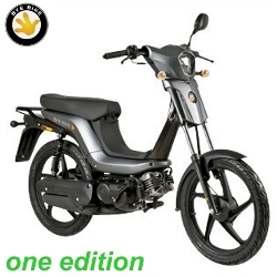 Bye Bike one edition schwarz weiss Mofa Töffli Moped Shop kaufen Schweiz